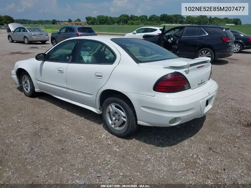 2005 Pontiac Grand Am Se VIN: 1G2NE52E85M207477 Lot: 42571289