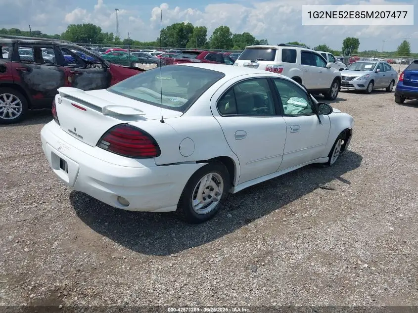 2005 Pontiac Grand Am Se VIN: 1G2NE52E85M207477 Lot: 42571289