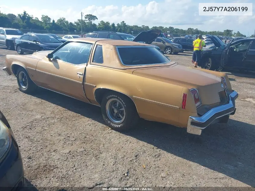 1977 Pontiac Grand Prix VIN: 2J57Y7A206199 Lot: 42586611