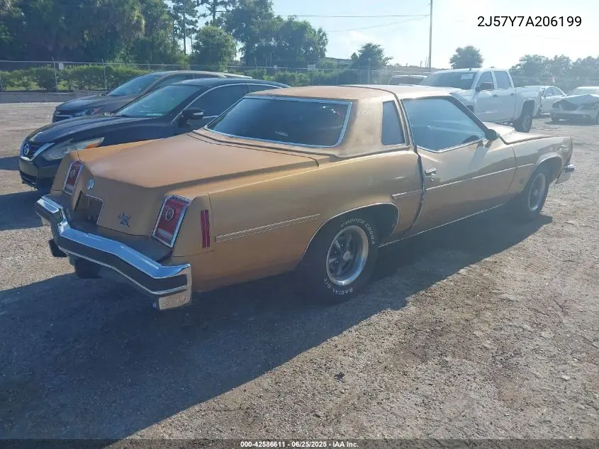 1977 Pontiac Grand Prix VIN: 2J57Y7A206199 Lot: 42586611