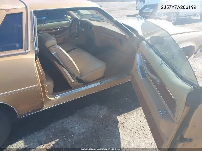 1977 Pontiac Grand Prix VIN: 2J57Y7A206199 Lot: 42586611