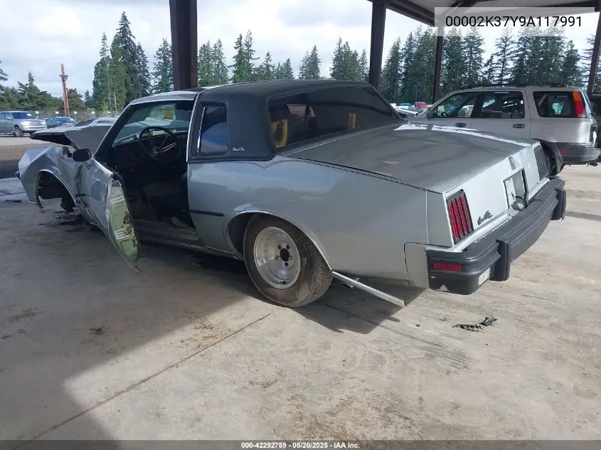 1979 Pontiac Grand Prix VIN: 00002K37Y9A117991 Lot: 42292759