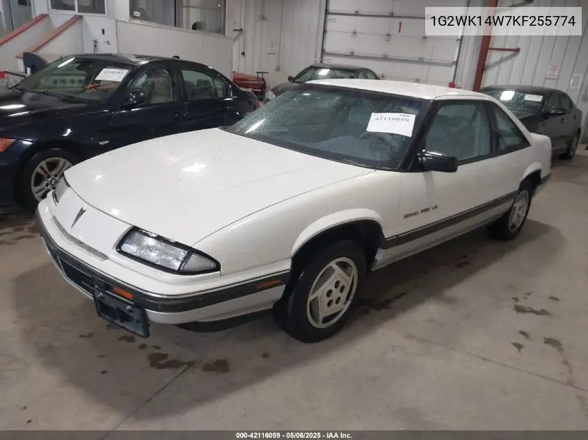 1989 Pontiac Grand Prix Le VIN: 1G2WK14W7KF255774 Lot: 42116059
