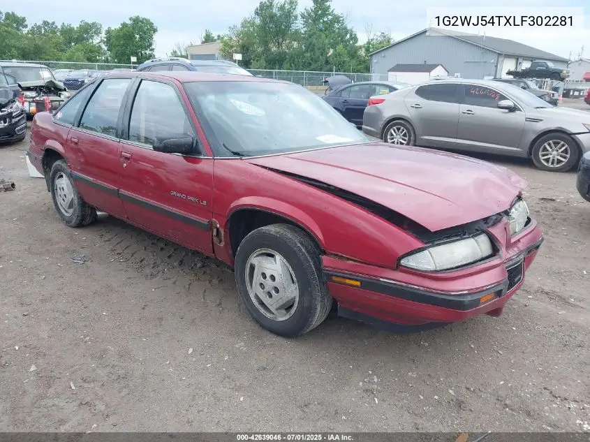 1990 Pontiac Grand Prix Le VIN: 1G2WJ54TXLF302281 Lot: 42639046