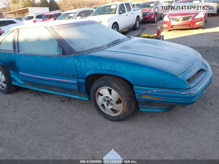 1993 Pontiac Grand Prix Se VIN: 1G2WJ14TXPF216290 Lot: 41300550
