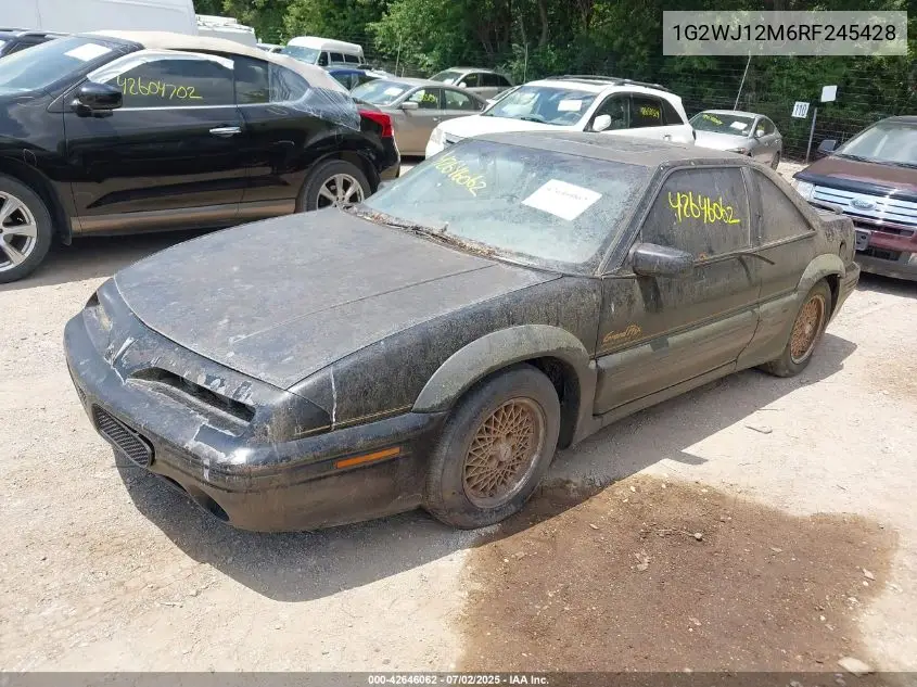 1994 Pontiac Grand Prix Se VIN: 1G2WJ12M6RF245428 Lot: 42646062