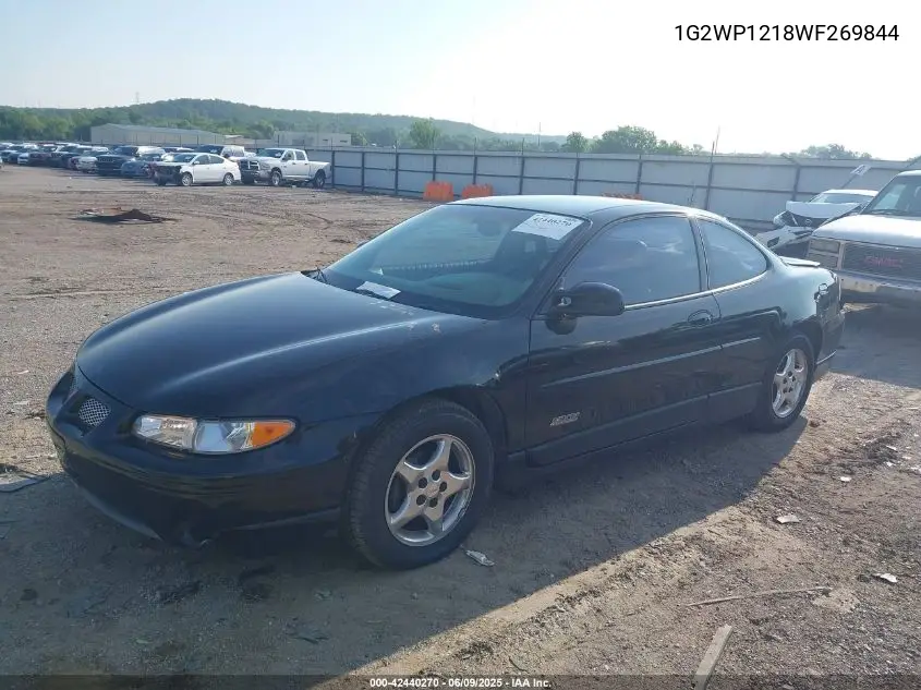 1998 Pontiac Grand Prix Gt VIN: 1G2WP1218WF269844 Lot: 42440270