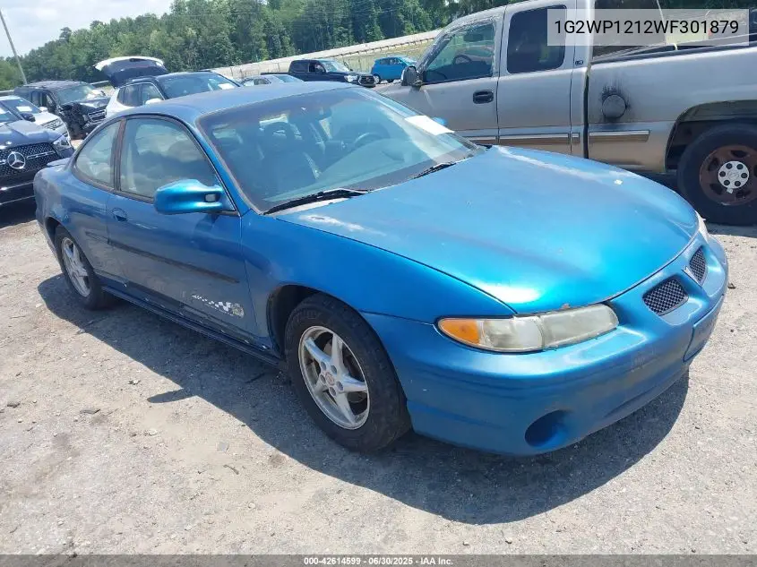 1998 Pontiac Grand Prix Gt VIN: 1G2WP1212WF301879 Lot: 42614599