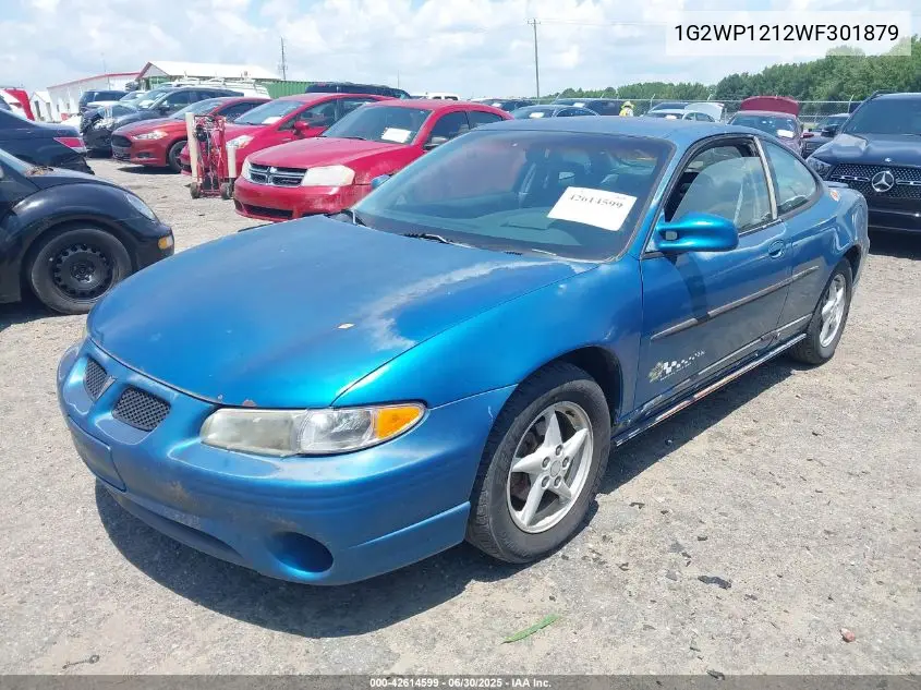 1998 Pontiac Grand Prix Gt VIN: 1G2WP1212WF301879 Lot: 42614599
