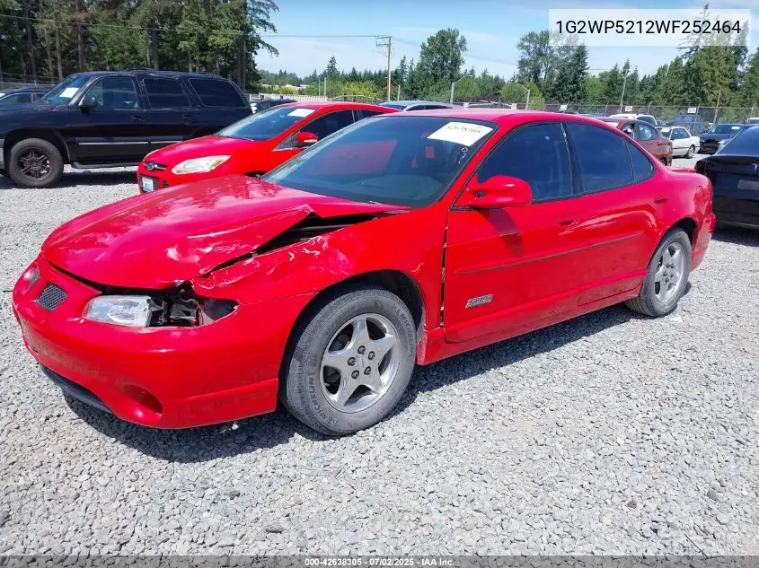 1998 Pontiac Grand Prix Gt VIN: 1G2WP5212WF252464 Lot: 42638305