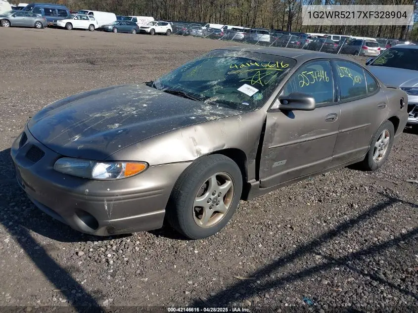 1999 Pontiac Grand Prix Gtp VIN: 1G2WR5217XF328904 Lot: 42146616