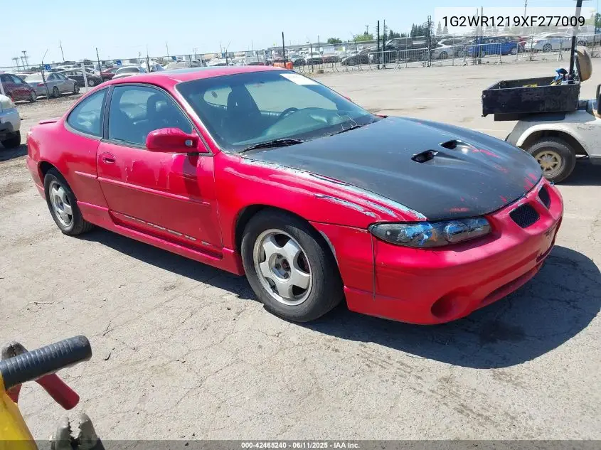 1999 Pontiac Grand Prix Gtp VIN: 1G2WR1219XF277009 Lot: 42465240