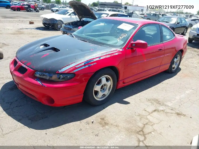 1999 Pontiac Grand Prix Gtp VIN: 1G2WR1219XF277009 Lot: 42465240