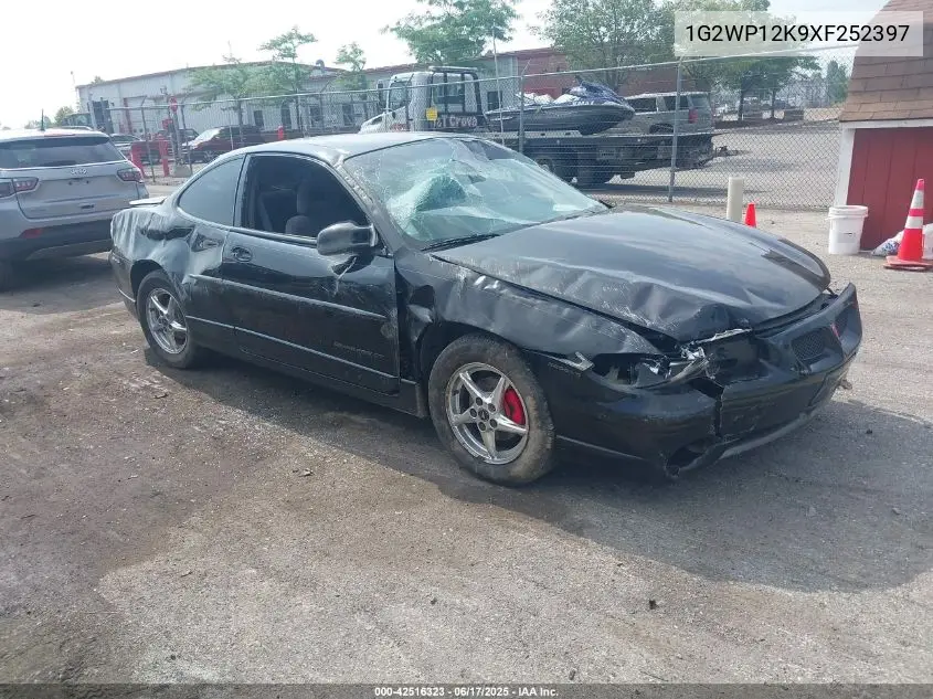 1999 Pontiac Grand Prix Gt VIN: 1G2WP12K9XF252397 Lot: 42516323