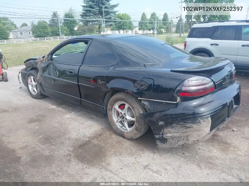 1999 Pontiac Grand Prix Gt VIN: 1G2WP12K9XF252397 Lot: 42516323