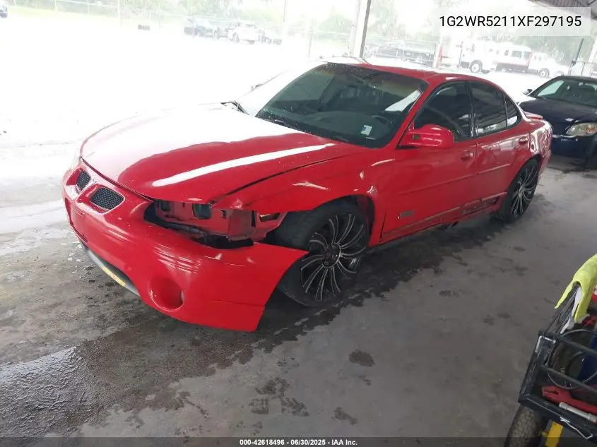 1999 Pontiac Grand Prix Gtp VIN: 1G2WR5211XF297195 Lot: 42618496