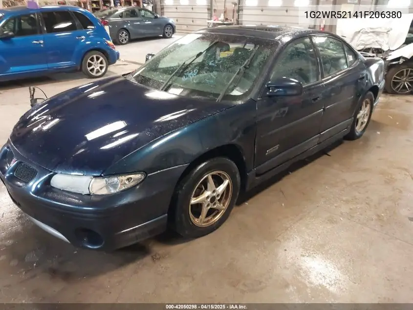 2001 Pontiac Grand Prix Gtp VIN: 1G2WR52141F206380 Lot: 42050298
