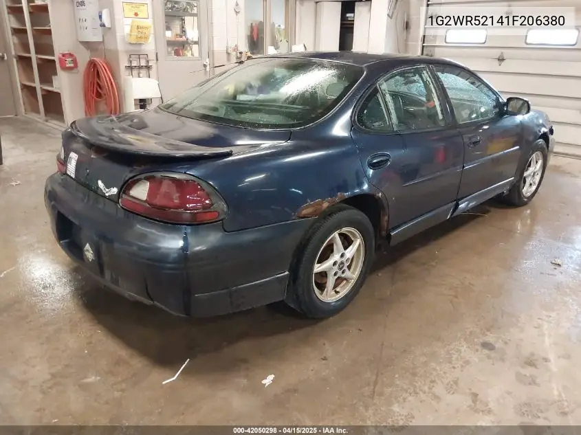 2001 Pontiac Grand Prix Gtp VIN: 1G2WR52141F206380 Lot: 42050298