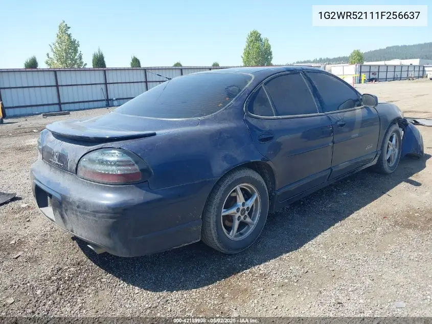 2001 Pontiac Grand Prix Gtp VIN: 1G2WR52111F256637 Lot: 42189908