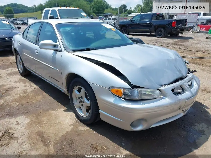 2001 Pontiac Grand Prix Se VIN: 1G2WK52J91F145029 Lot: 42586778