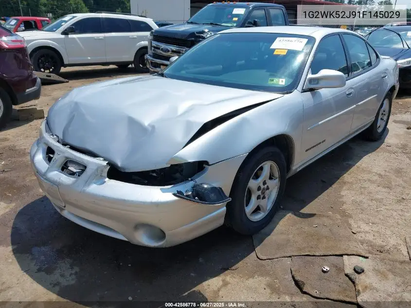 2001 Pontiac Grand Prix Se VIN: 1G2WK52J91F145029 Lot: 42586778
