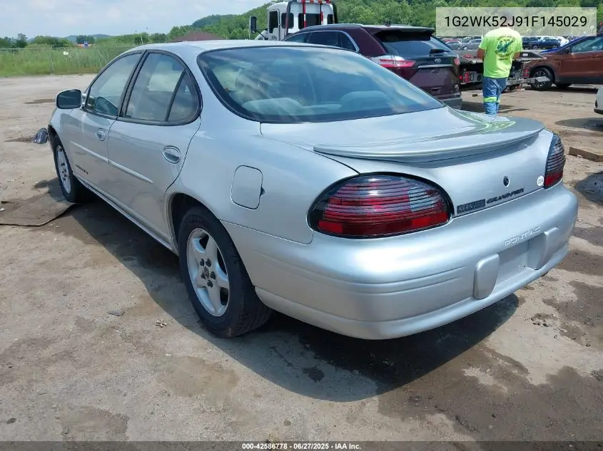 2001 Pontiac Grand Prix Se VIN: 1G2WK52J91F145029 Lot: 42586778