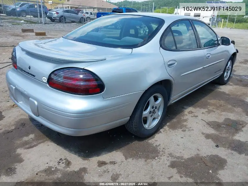 2001 Pontiac Grand Prix Se VIN: 1G2WK52J91F145029 Lot: 42586778