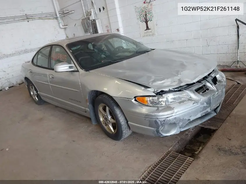 2001 Pontiac Grand Prix Gt VIN: 1G2WP52K21F261148 Lot: 42632845