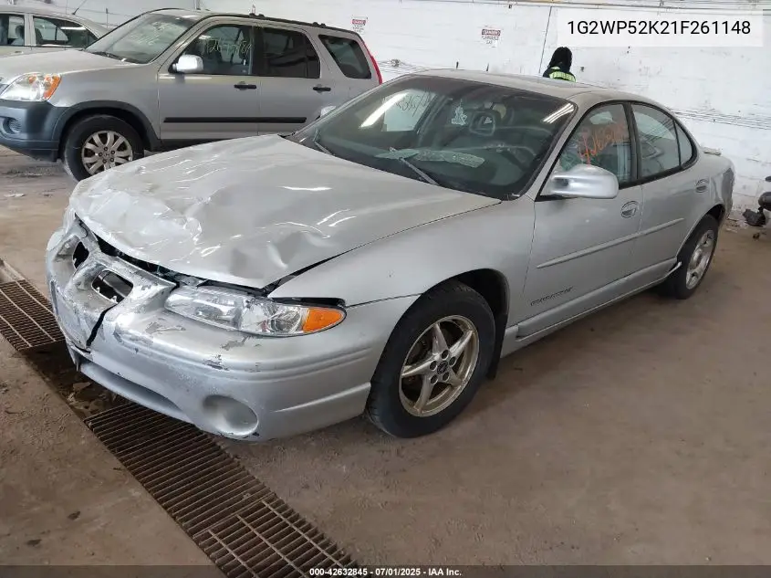 2001 Pontiac Grand Prix Gt VIN: 1G2WP52K21F261148 Lot: 42632845