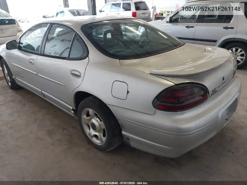 2001 Pontiac Grand Prix Gt VIN: 1G2WP52K21F261148 Lot: 42632845