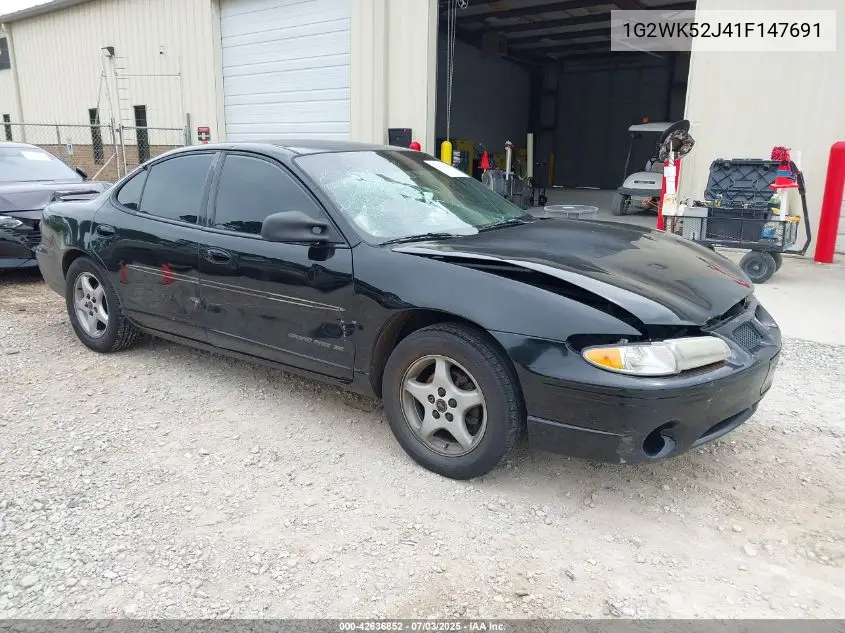 2001 Pontiac Grand Prix Se VIN: 1G2WK52J41F147691 Lot: 42636852