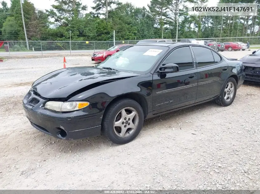2001 Pontiac Grand Prix Se VIN: 1G2WK52J41F147691 Lot: 42636852