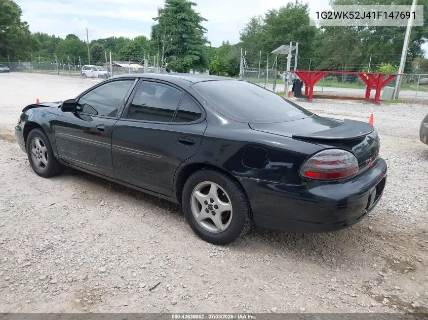 2001 Pontiac Grand Prix Se VIN: 1G2WK52J41F147691 Lot: 42636852