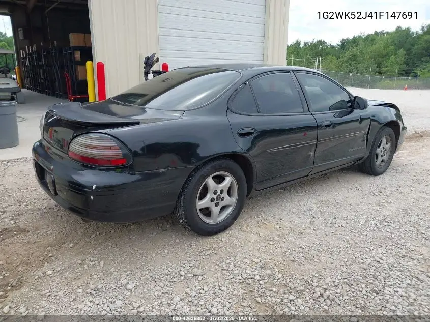 2001 Pontiac Grand Prix Se VIN: 1G2WK52J41F147691 Lot: 42636852