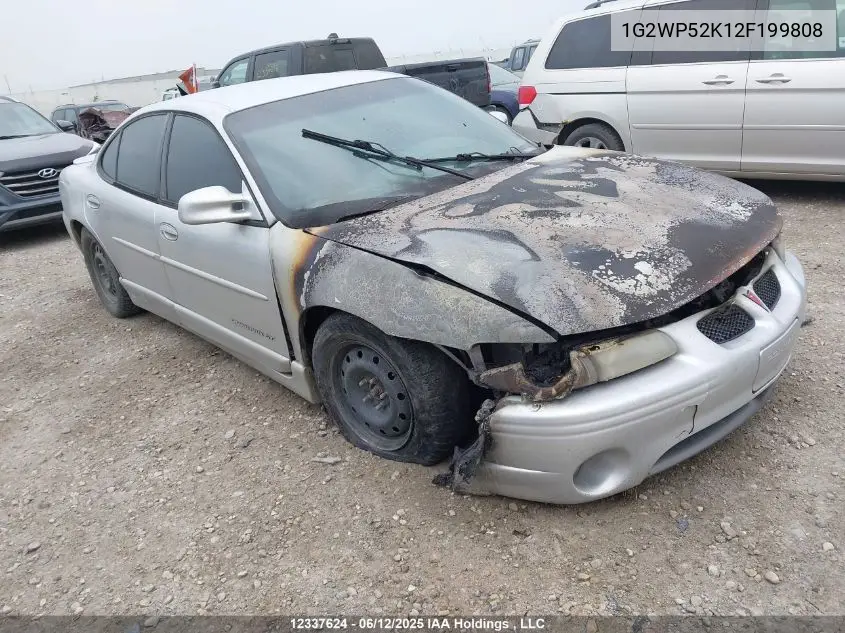 2002 Pontiac Grand Prix Gt VIN: 1G2WP52K12F199808 Lot: 12337624