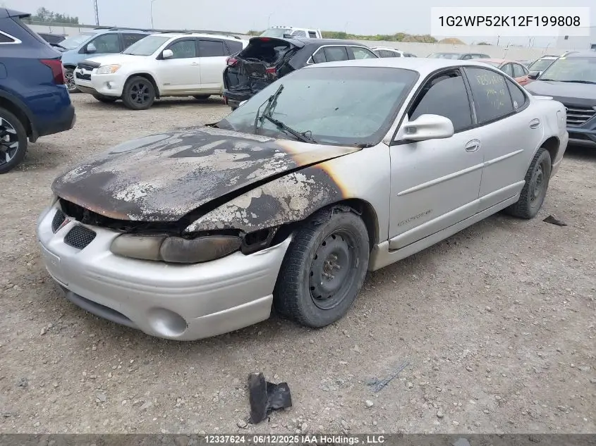 2002 Pontiac Grand Prix Gt VIN: 1G2WP52K12F199808 Lot: 12337624