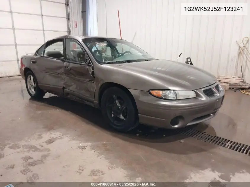 2002 Pontiac Grand Prix Se VIN: 1G2WK52J52F123241 Lot: 41860914