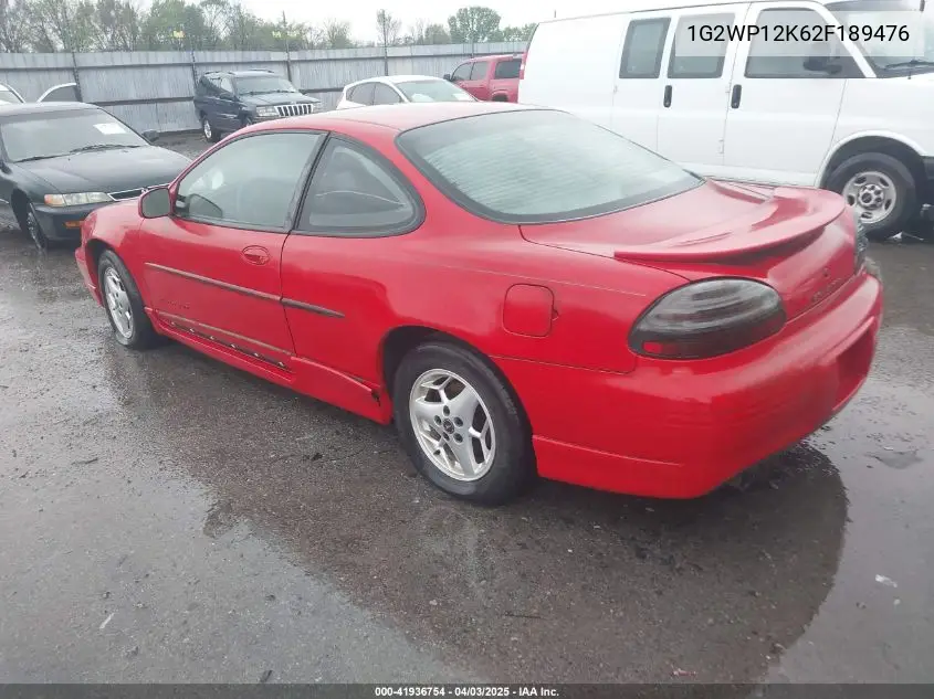 2002 Pontiac Grand Prix Gt VIN: 1G2WP12K62F189476 Lot: 41936754