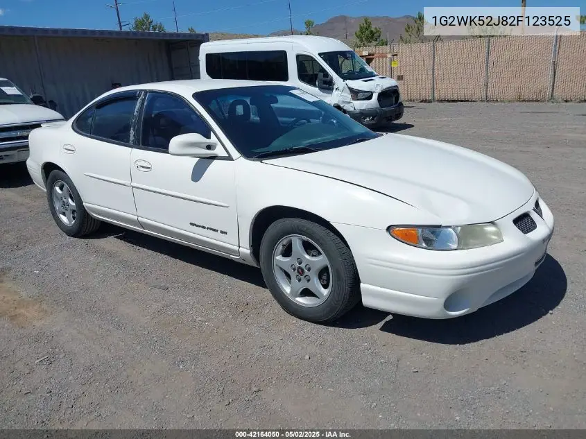 2002 Pontiac Grand Prix Se VIN: 1G2WK52J82F123525 Lot: 42164050