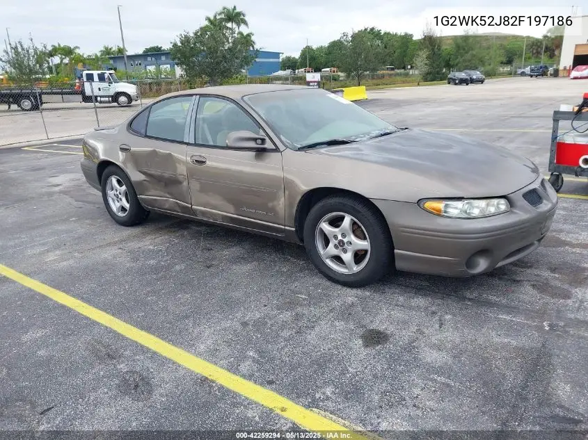 2002 Pontiac Grand Prix Se VIN: 1G2WK52J82F197186 Lot: 42259294