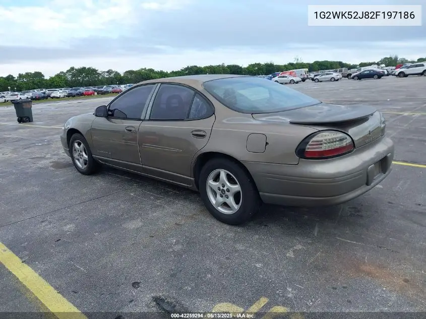 2002 Pontiac Grand Prix Se VIN: 1G2WK52J82F197186 Lot: 42259294