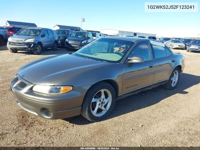 2002 Pontiac Grand Prix Se VIN: 1G2WK52J52F123241 Lot: 42379058