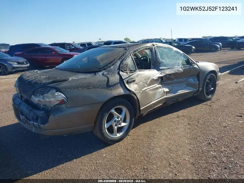 2002 Pontiac Grand Prix Se VIN: 1G2WK52J52F123241 Lot: 42379058