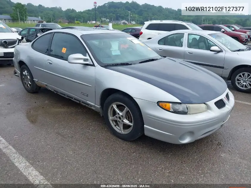 2002 Pontiac Grand Prix Gtp VIN: 1G2WR12102F127377 Lot: 42426496