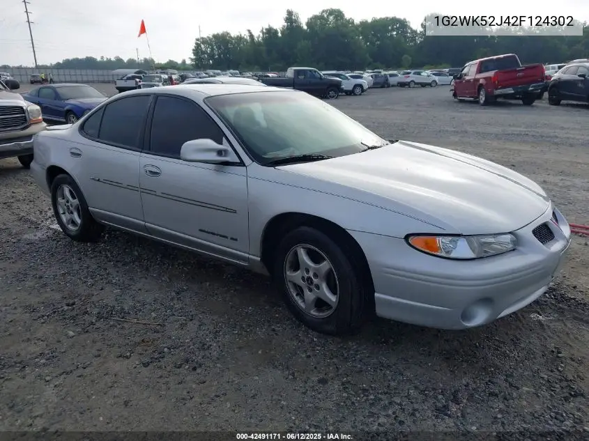 2002 Pontiac Grand Prix Se VIN: 1G2WK52J42F124302 Lot: 42491171