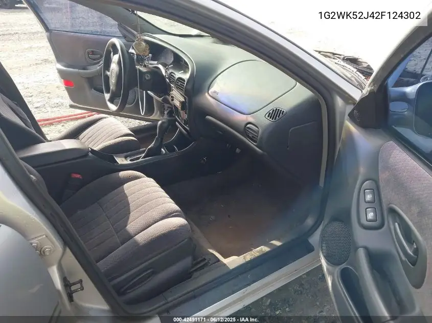 2002 Pontiac Grand Prix Se VIN: 1G2WK52J42F124302 Lot: 42491171