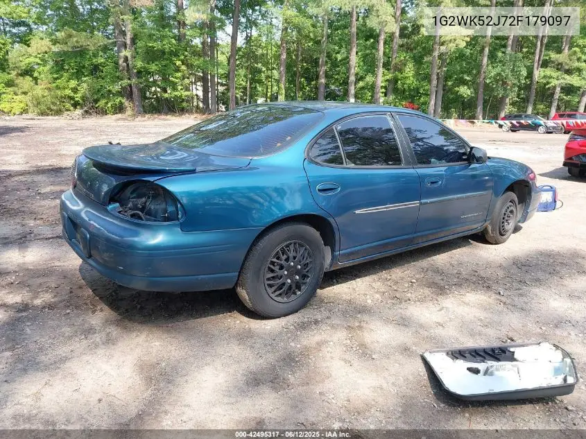 2002 Pontiac Grand Prix Se VIN: 1G2WK52J72F179097 Lot: 42495317