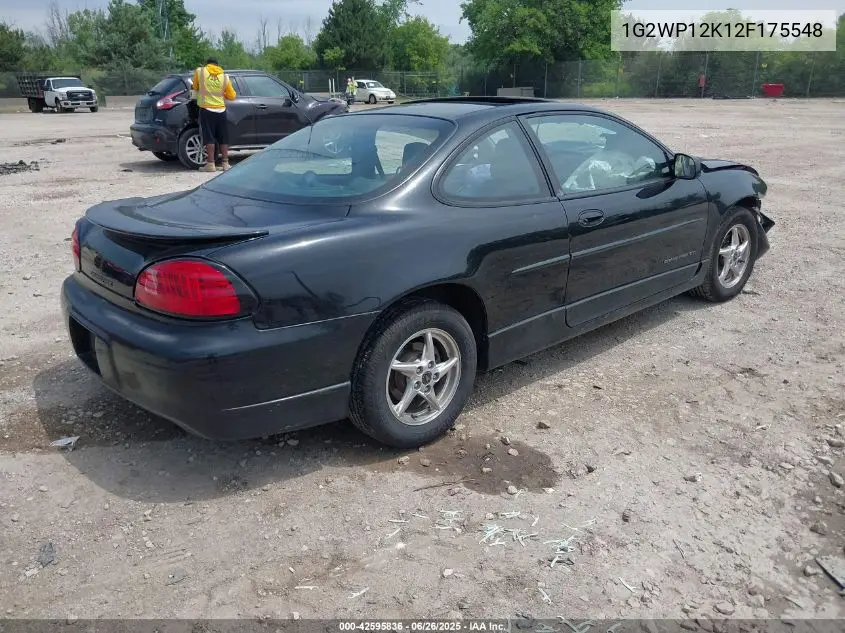 2002 Pontiac Grand Prix Gt VIN: 1G2WP12K12F175548 Lot: 42595836