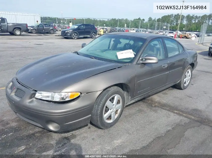 2003 Pontiac Grand Prix Se VIN: 1G2WK52J13F164984 Lot: 42071092