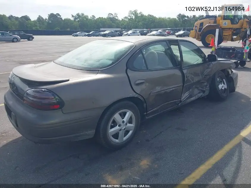2003 Pontiac Grand Prix Se VIN: 1G2WK52J13F164984 Lot: 42071092